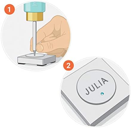 メタルスタンプ 3.0mm（彫金用刻印）Sans Serif | ヌメ革と真鍮金具とレザークラフト材料の通販-フェニックス 打刻印 金属  金属スタンピングデザインスタンプ彫刻ツール、金と銀のジュエリーレリーフスチールスタンプモールド(35mm) ミユキ(Miyuki) 金属刻印 メタルスタンピング ImpressArt クリスタルセッターキット クリスタル付き U5020