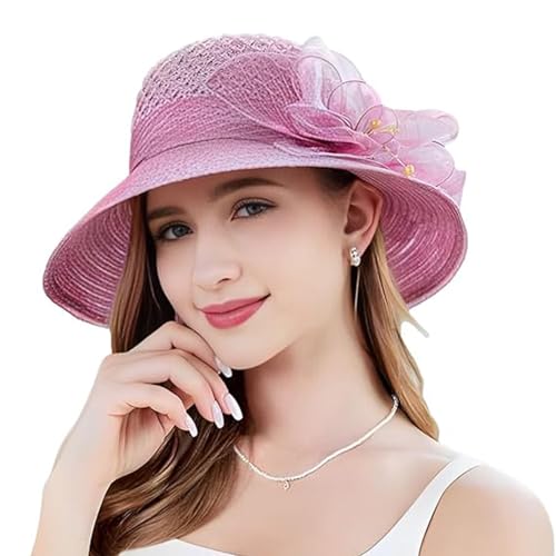 Chapeau de soleil UPF 50+ avec grand bord protecteur en organza léger