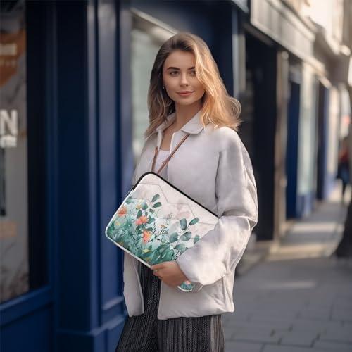 Funda para portátil 13-14 pulgadas impermeable con diseño floral miniatura 7