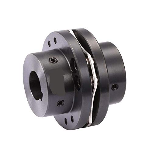 SUOFEILAIMU-PHONE CASE Metal Coupler Flexible Coupler Steel Single Diaphragm Keyway Series for Servomotor Stepmotor Shaft Coupling (Inner Diameter : 87x67mm)