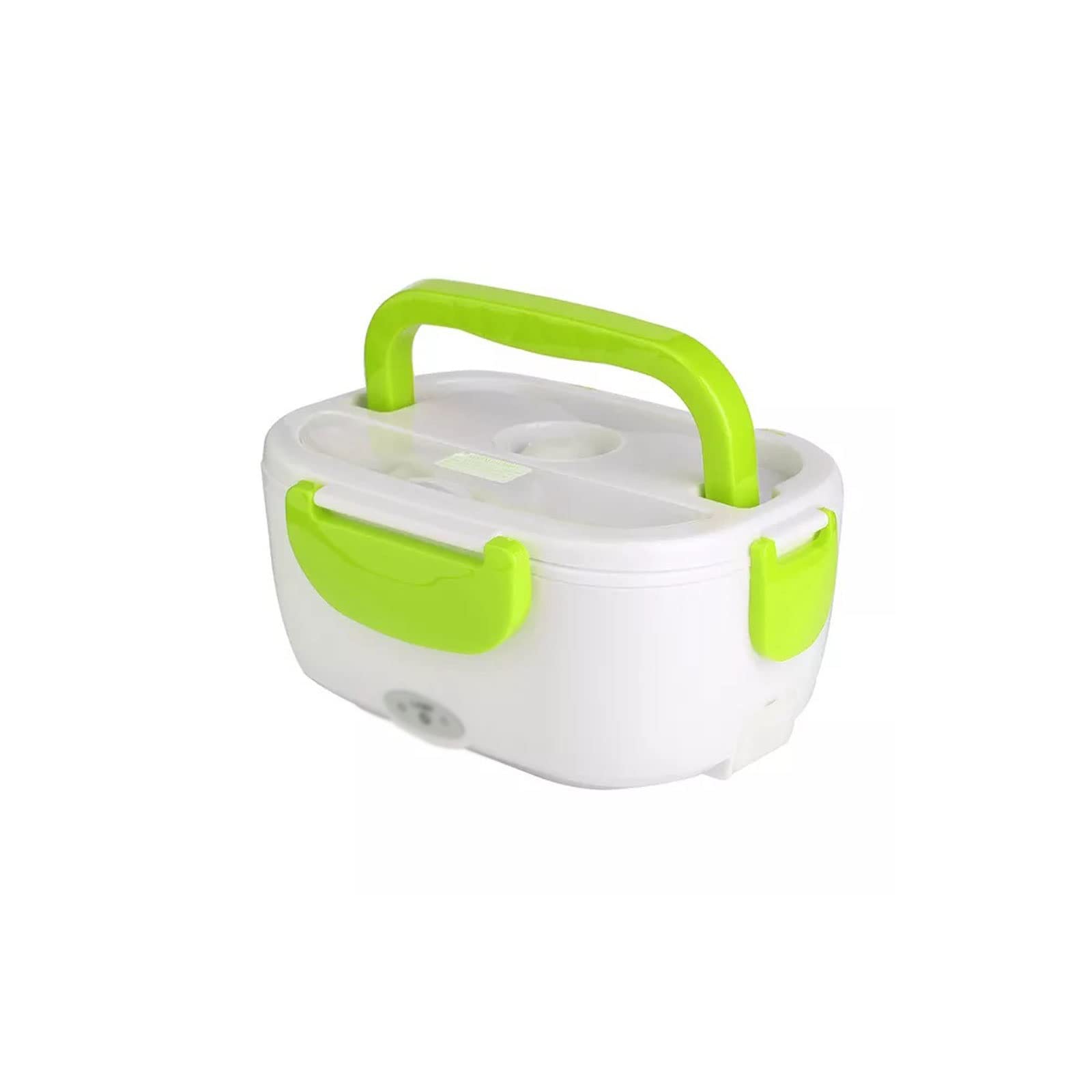 JINGYAN Boîte à bento 2 in 1 Home Electric Heated Lunch Box Portable Bento Boxes Food Heater Rice Container Plug(Green)