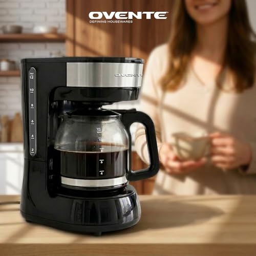 OVENTE 12-Cup Drip Coffee Maker