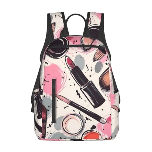 Sac à dos léger maquillage pour les cours au lycée et les sorties décontractées