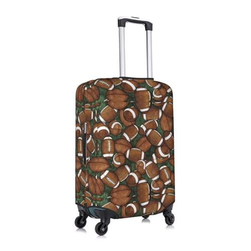Housse de protection bagage football lavable en polyester vert S - 2