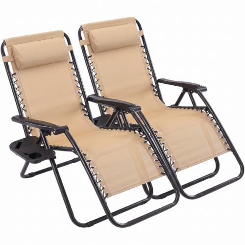 Sweetcrispy Zero Gravity Chairs, Set of...