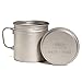 Vargo Titanium BOT Series | Vargo BOT - 700 | Titanium Cooking Pot and Water Bottle with Foldable Handles and Watertight Lid | 700ml (23 oz.)