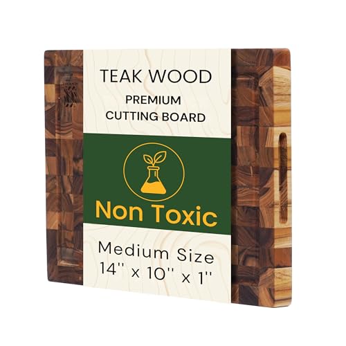 New M Way Teak End Grain Board