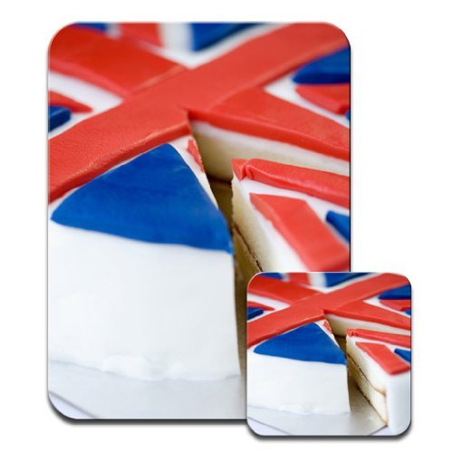 Union Jack cake Giubileo Premium Mousematt &