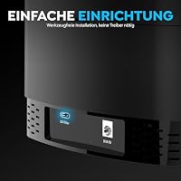 SABRENT 5 Bay Dockingstationen für 2.5 Festplatten USB C 10Gbps SATA HDD und SSD Dock mit Lüfter, unterstützt 2,5-Zoll-Laufwerke mit Einer maximalen Dicke von 15mm (DS-5R15) – Ansicht 5