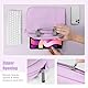 MoKo 9-11 Tablet Tasche Hülle, Schutztasche mit Schultergurt für iPad Pro 11 M2 2022-2018/iPad 10. 10.9 2022/iPad air 5 10.9, iPad 9/8/7. Gen 10,2/Galaxy Tab S9/S8 11 2023, Tab A 10.1, Violett