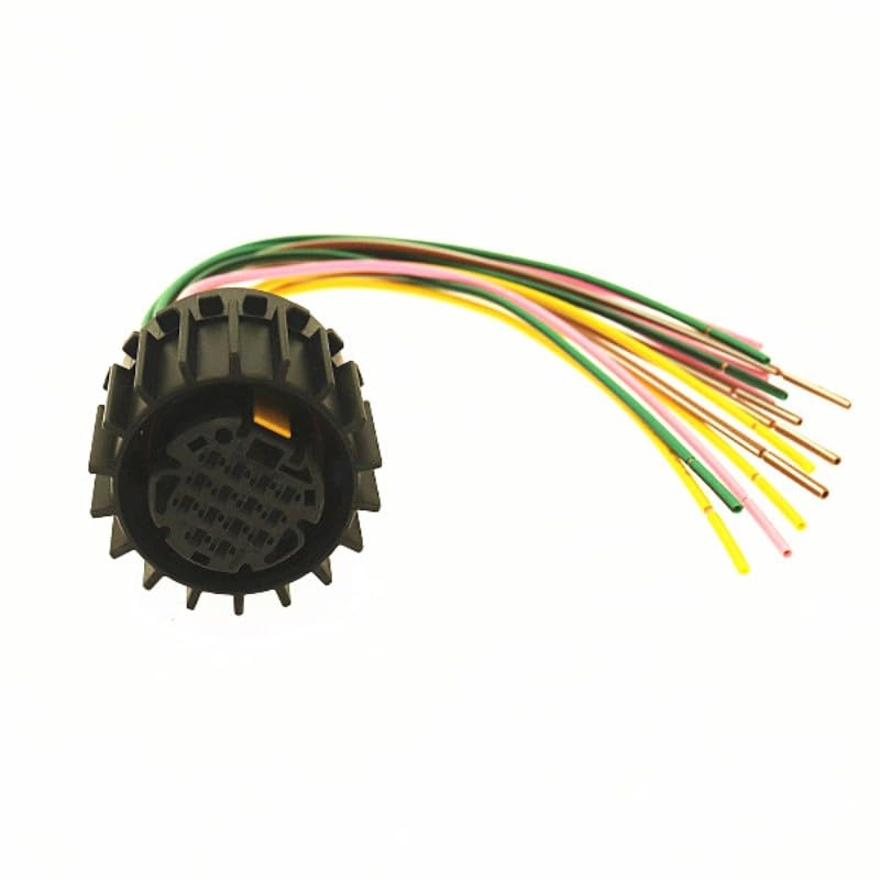 14Pin Car Diesel Fuel Injector Harness Connector with 20cm Wire for Xichai - (Color Name: with Wire)