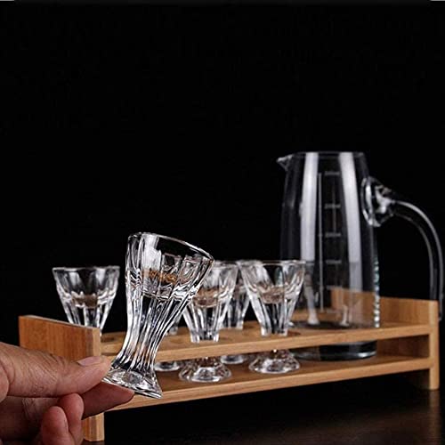 Whisky Decanter, Wine Decanter, Wijnkaraf Crystal Glas Liquor Glas Liquor Glass Gestreepte Kleine Wijnglas Cup Houder… - Image 8