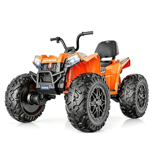 ANPABO 24V Ride on Toys for Big Kids, Orange