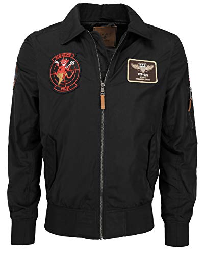 Mil-Tec Top Gun Jacke Schwarz M