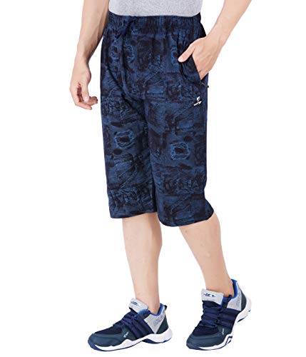 GUIDE-Mens-Regular-Fit-Printed-Three-Fourth-Capri
