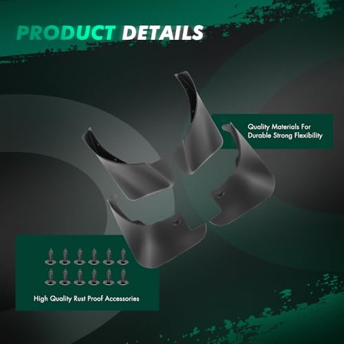 Image of SCITOO Mud Flaps Fit for Toyota Yaris 2005-2011