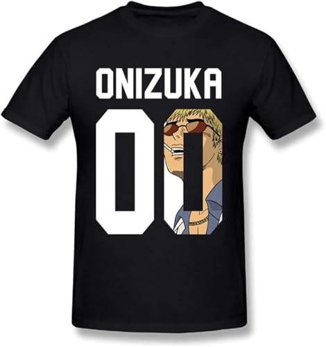 JUEQRQERA Awesome Great Teacher Onizuka GTO T Shirt Round Neck Design Japanese Cool Man's T-Shirts...