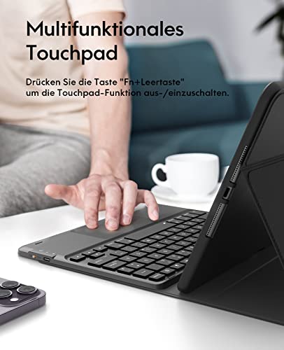 CHESONA Tastatur Hülle für iPad 10.2 Zoll 9/8/7 Generation – Ansicht 2