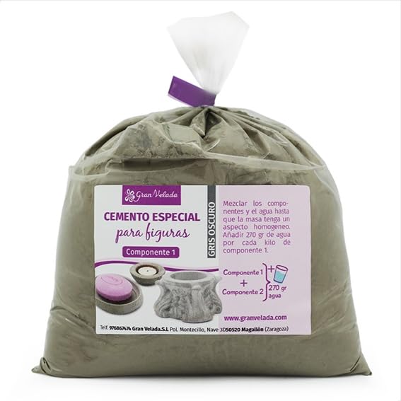 Cemento gris especial para figuras | 5000 gr