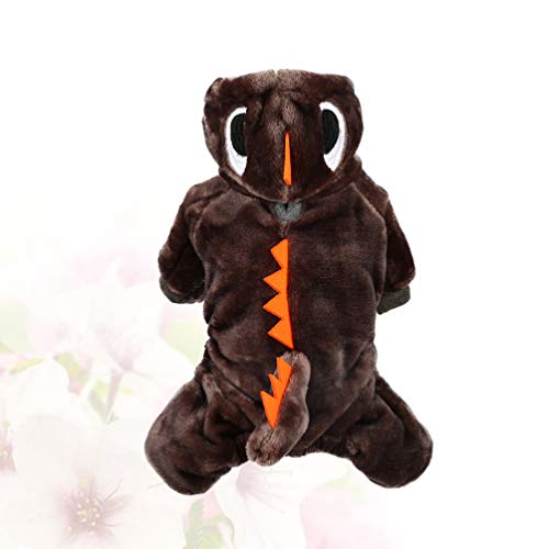 Popetpop Fantasia de Dinossauro Cinza Roupas Roupas de Inverno Jaqueta Inverno Roupas Roupas de Esti