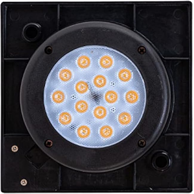 Grand patio Solar Lights Replacement Top Outdoor Solar Floor Lamp Replacement Part Waterproof 40 Lumen Warm White Super Bright SMD chip X15 Suit for Medium and Large Floor Lamps