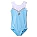 BAOHULU Girl's Sleeveless Diamond Gymnastics Spliced Tank Leotard 3-4Y LightBlue