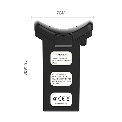 Anbee 7.4V 2500mAh Rechargeable Li-Po Battery Compatible with Holy Stone HS100 and HS100G RC Quadcopter Drone