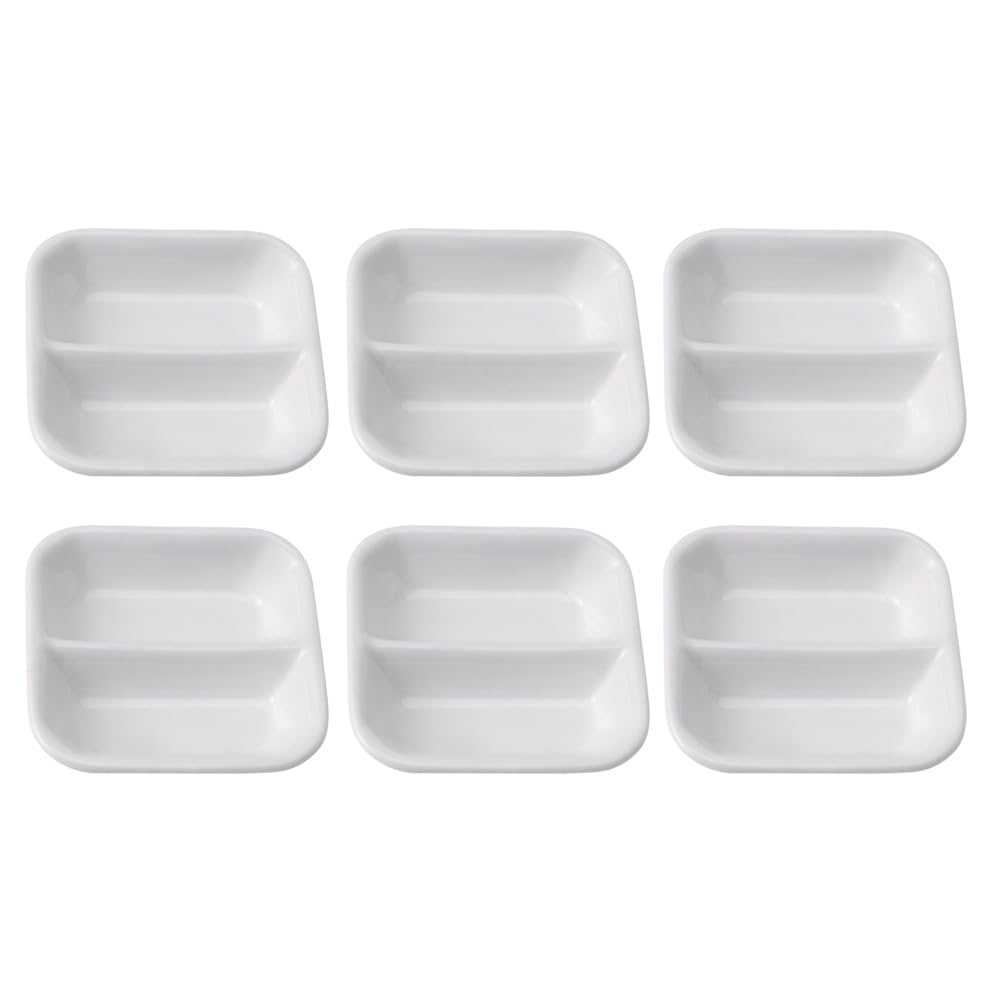 4pcs Ceramic Seasoning Dishes Multifunctional Small Plates Flavor Sauce - View #2