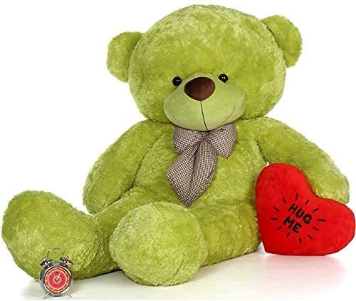 Image of Teddy Bear, Teddy Bear 5 Feet for Girls, Soft Toys for Girls, Big Teddy Bear, Toys for Girls /Wife /Girlfriend /Husband, (5 Feet, Green)