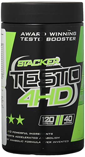 Stacker2 Testo-4HD Testosteronproduktion Testosteron Fitness Diät Muskeln Bodybuilding 120 Kapseln thumbnail