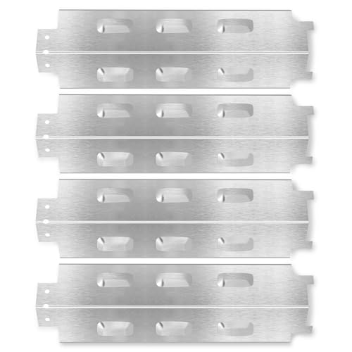 Universal Flavorizer Bars Stainless Steel Burner Cover for Landmann, Enders Boston, Tarrington House, Outdoorchef-Perth, Uniflame 750, Tenneker TG4, Kamino, Pack of 4