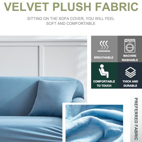 Housse de canapé extensible universelle pour protéger des griffures d'animaux - 7