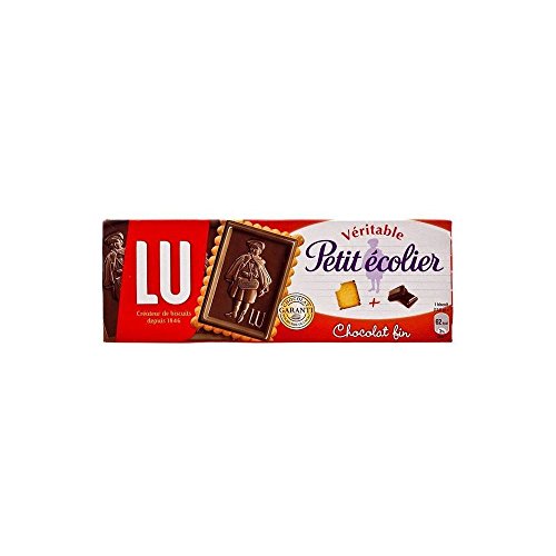 Lu Le VÃritable Petit Ecolier Dark Chocolate Biscuits (120g) - Pack of 2