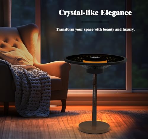 Multifunctional Floor Lamp - Coffee Table Lamp with Ambient Lighting, Wireless Charging, Touch Control, Stepless Dimming for Living Room, Bedroom,Office, Lounge, Smart Side Lamp, Modern LED Table Lamp - Image 4