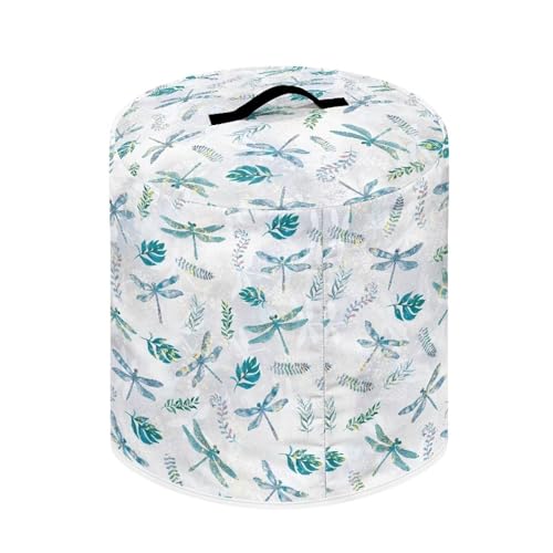 Image of Cozeyat Dragonfly Pressure Cooker Air Fryer Cover,Round Pressure Cooker Dust Cover,Protective Cover with Pocket Kitchen Appliances for Electric Pressure Cooker Air Fryer Rice Cooker Steamer