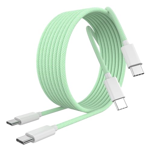 [Apple MFi Certified] iPhone 17 16 15 Charger Cable Cord 6FT, 2 Pack Green
