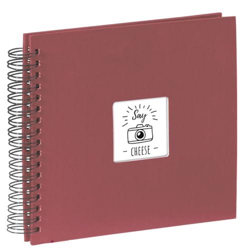hama hCc Fine Art Spiral Album, 28 x 24 cm, 50 Black Pages, Bordeaux