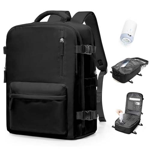 BJLFS Mochila viaje cabina avion 40x30x20 Ryanair Wizzair Mochila al Vacío Equipaje de Mano 40x20x25 Ryanair Vacío Mochila de Viaje para Mujer 45x36x20 Easyjet maletas de viaje cabina para Portátil