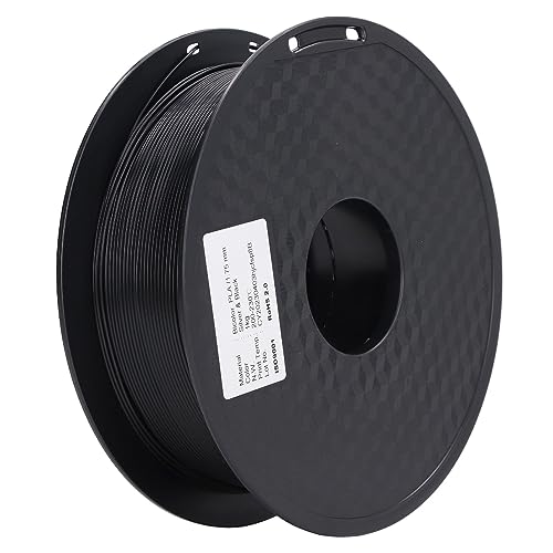 Filament PLA 1.75 mm argent noir impression 3D bobine consommable FDM - 6