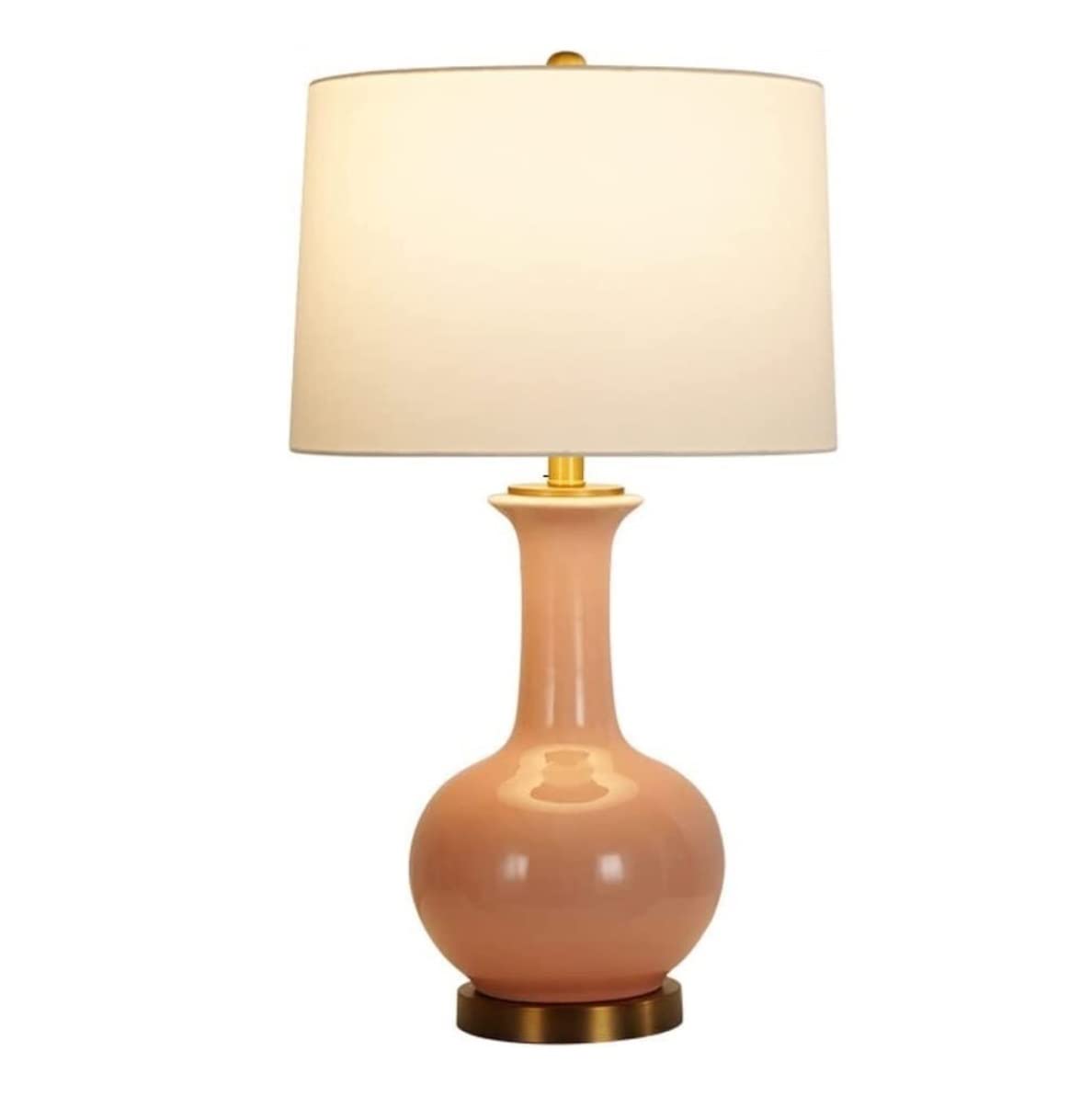 SGKOMN Desk Lamps For Reading Ceramic Table Lamp Bedside Desk Nightstand Lamp Bedroom Living Room Hotel Office Lamps For Living Room-Dimmer