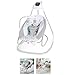Ingenuity 2-in-1 SimpleComfort Lightweight Compact 6-Speed Multi-Direction Baby Swing & Rocker, Vibrations & Nature Sounds, 0-9 Months 6-20 lbs (Raylan)