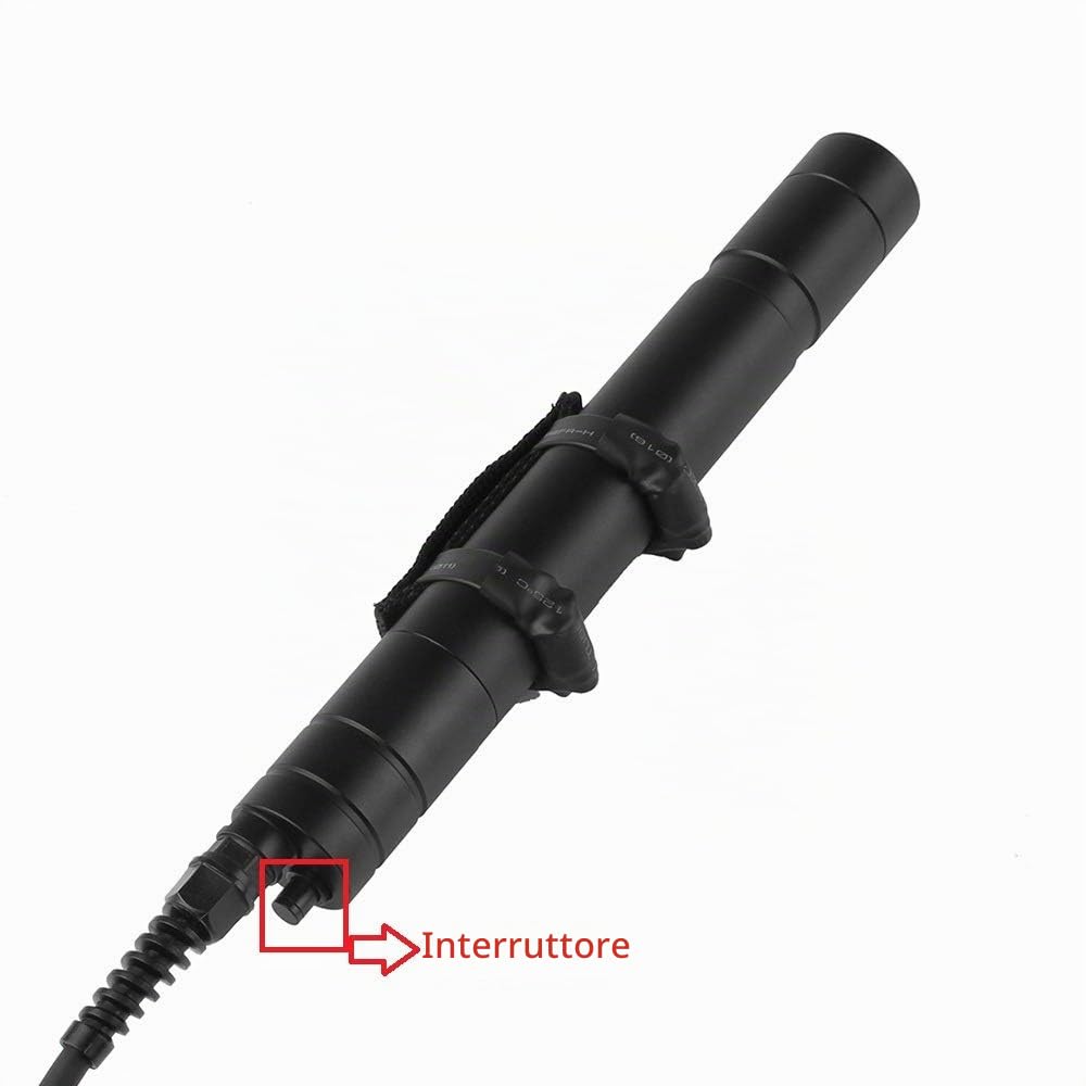 SecurityIng® 3000LM 150M Immersione Subacquea Torcia, 3 LED Fotografia Video Torcia per Immersioni Professionali/Cave Diving/Fotografia Subacquea (Batterie Non Incluse) (1.2)