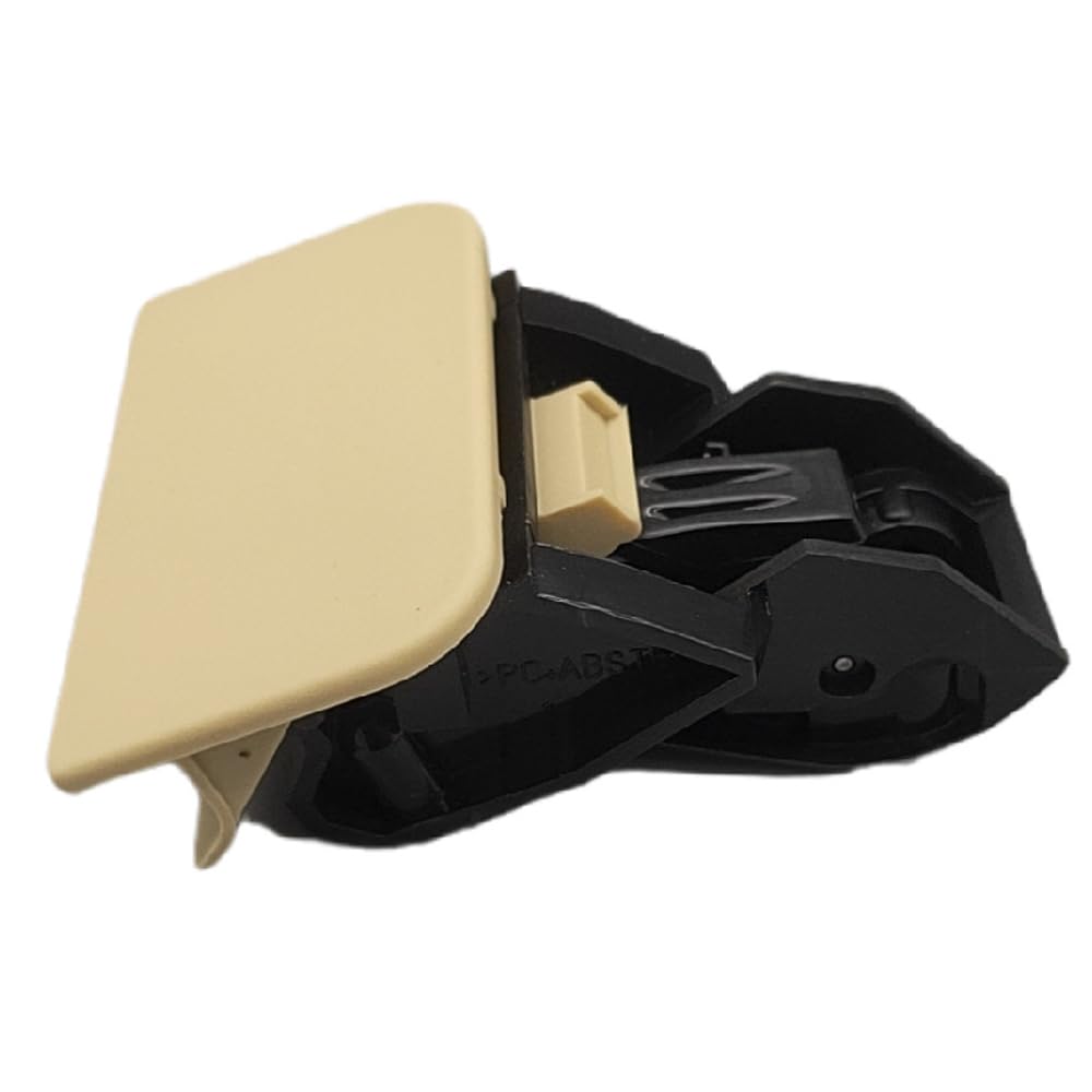 Riloer 1x Maniglia del fermo del vano portaoggetti compatibile con Volkswagen Polo 2005 2006 2007 2008 2009, 6Q0857131D, Beige