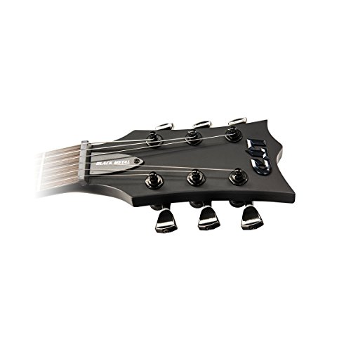 ESP LTD EC-Black Guitare électrique en métal Noir satiné - Les Beatles, Paul McCartney, John Lennon, RIngo Starr, George Harrison ESP LTD EC-Black Guitare électrique en métal Noir satiné – Image 6