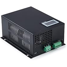 OMTech 60W Laser Power Supply for CO2 Laser Engravers & Cutters, Digital Power Supply with Real Time Display Safety Protection, MYJG-60 Power Supply for 40W 50W 60W Laser Tube Laser Engraving Machines