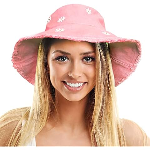TOSKATOK Ladies UPF 50+ Cotton Bucket Hat Cover
