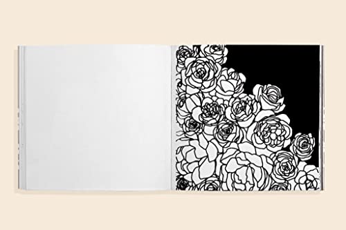 Bloom (Mini): Pocket-Sized Stocking Stuffer 5-Minute Floral Coloring Book for Kids, Teens and Adults