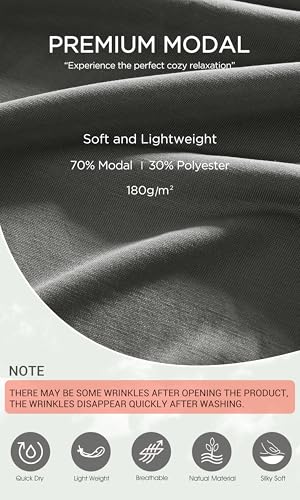 Image of ODODOS Modal Soft Lounge Shorts for Women Drawstring High Waist Casual Sleepwear Lightweight Cozy Pajama Bottom