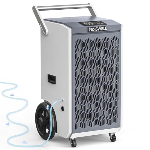Moiswell 260 Pints Commercial Dehumidifier with Pump