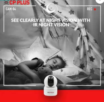 Image of (Refurbished) CP PLUS CP-E35A 3MP resolution with 360 View Human Detection & Motion Alert, 2-Way Talk Security Camera